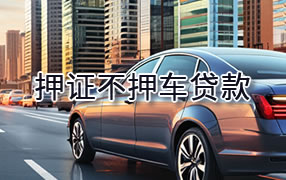 肇庆押证不押车贷款